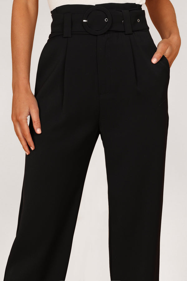 BOTTOMS Kristina High Waisted Pants - Black