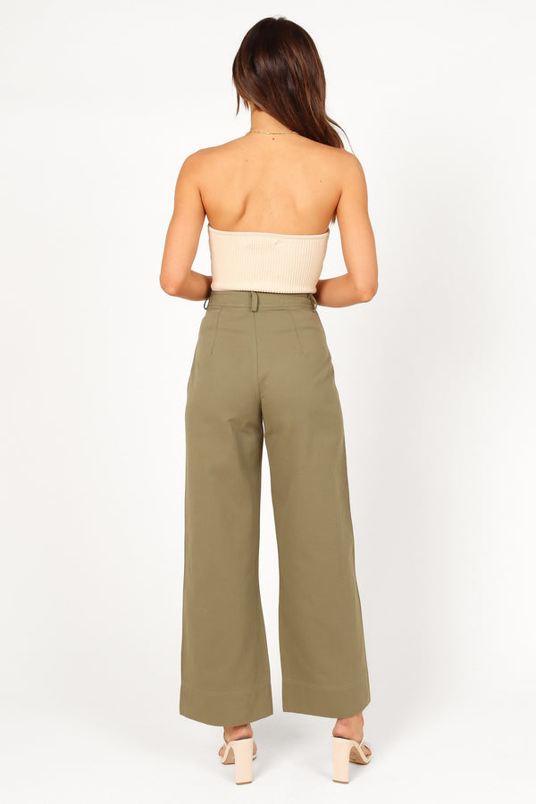 BOTTOMS Lawrence Pant - Olive Green