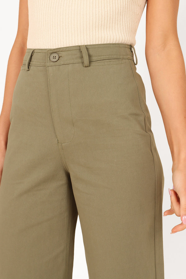 BOTTOMS Lawrence Pant - Olive Green