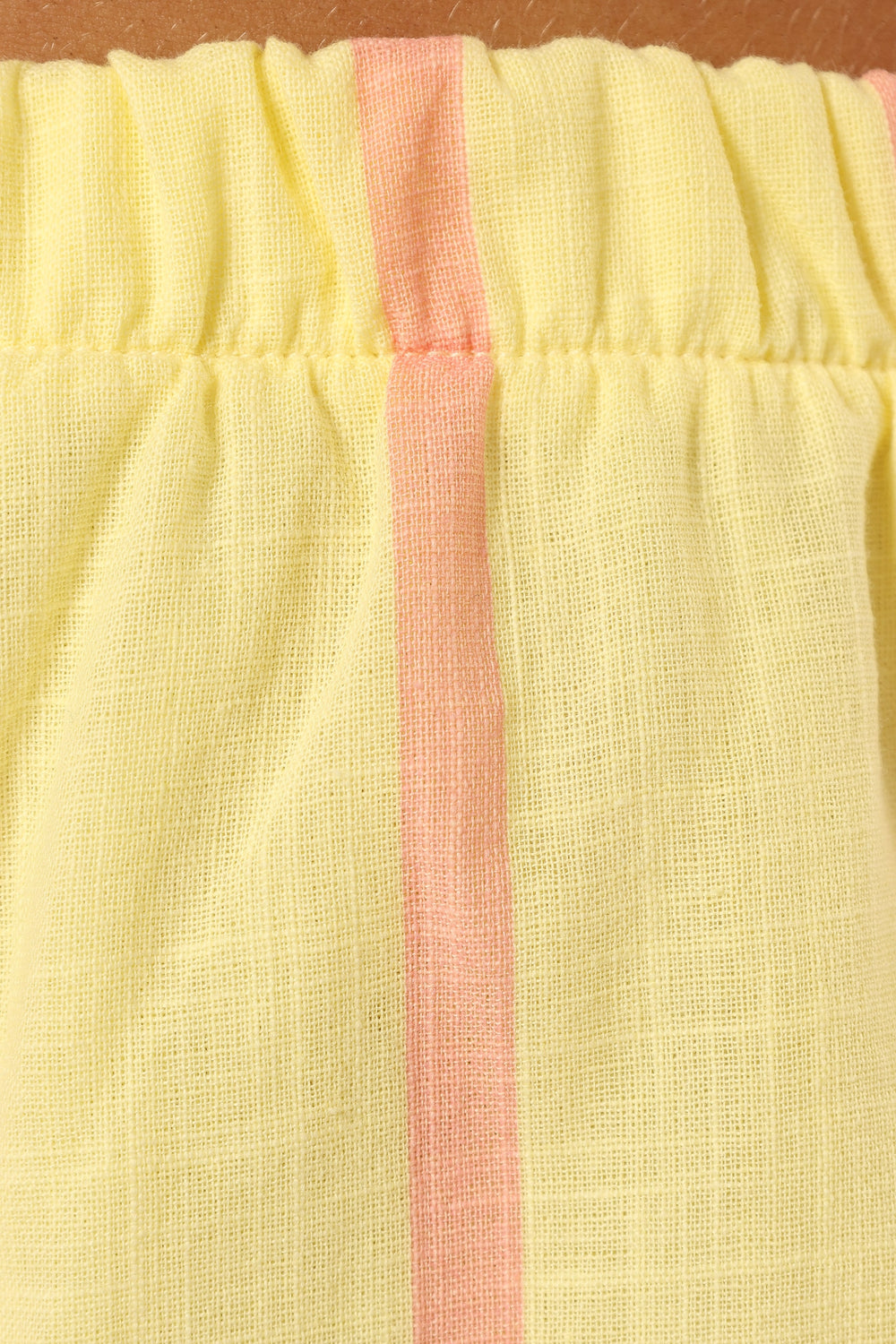 BOTTOMS @Lee Shorts - Yellow Pink Stripe