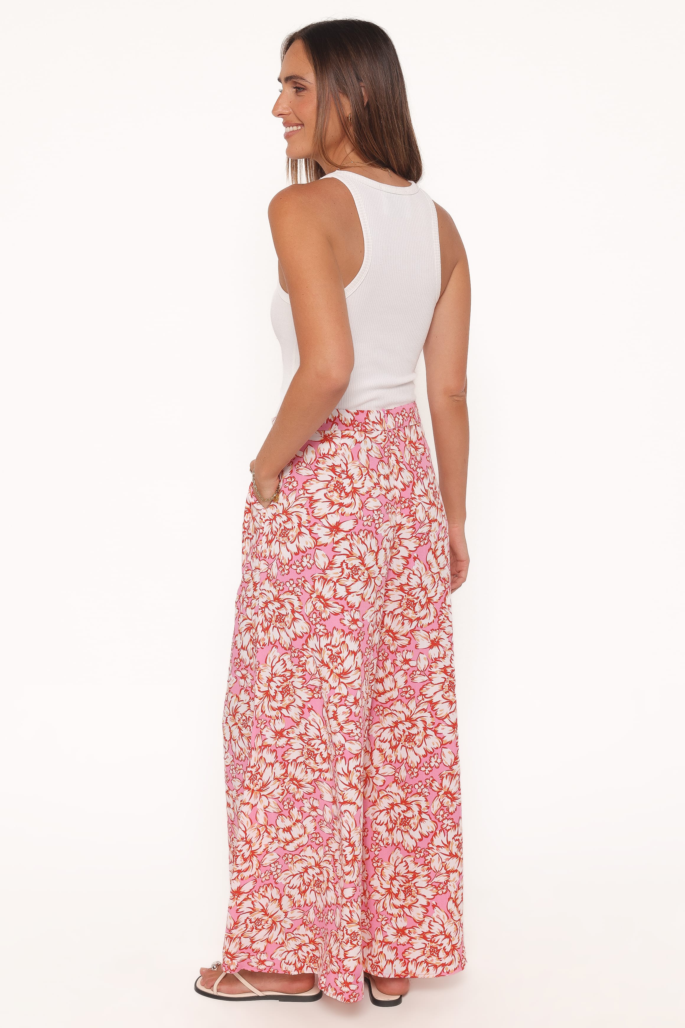 BOTTOMS Lessie Pants - Pink Floral