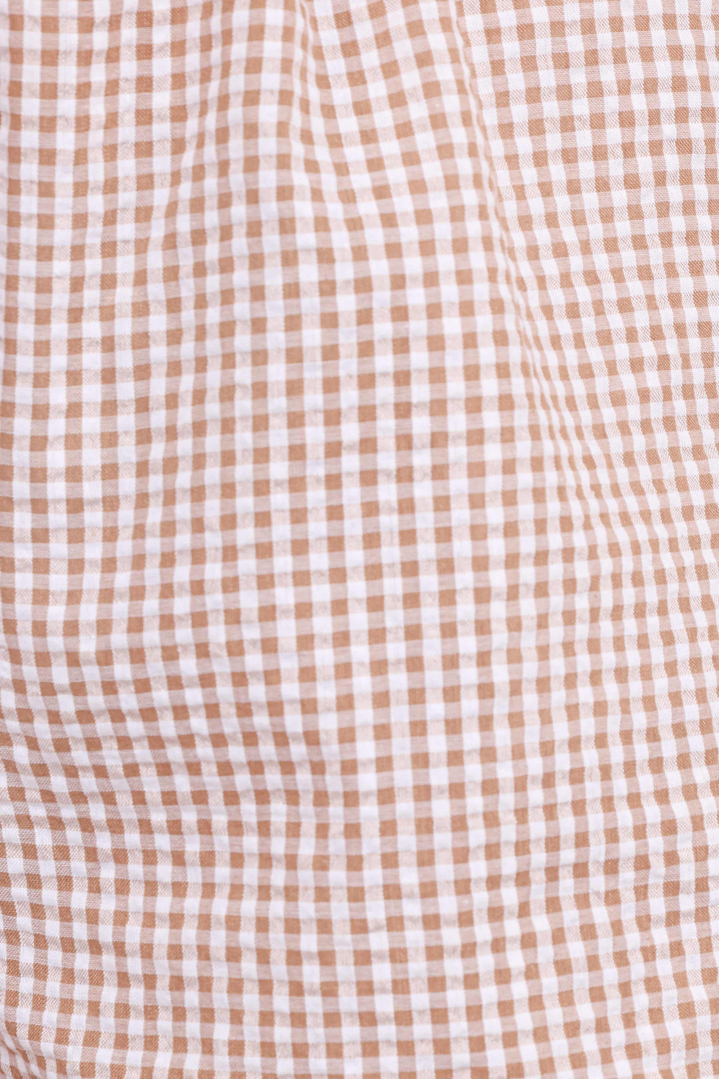 BOTTOMS Libby Shorts - Brown Gingham
