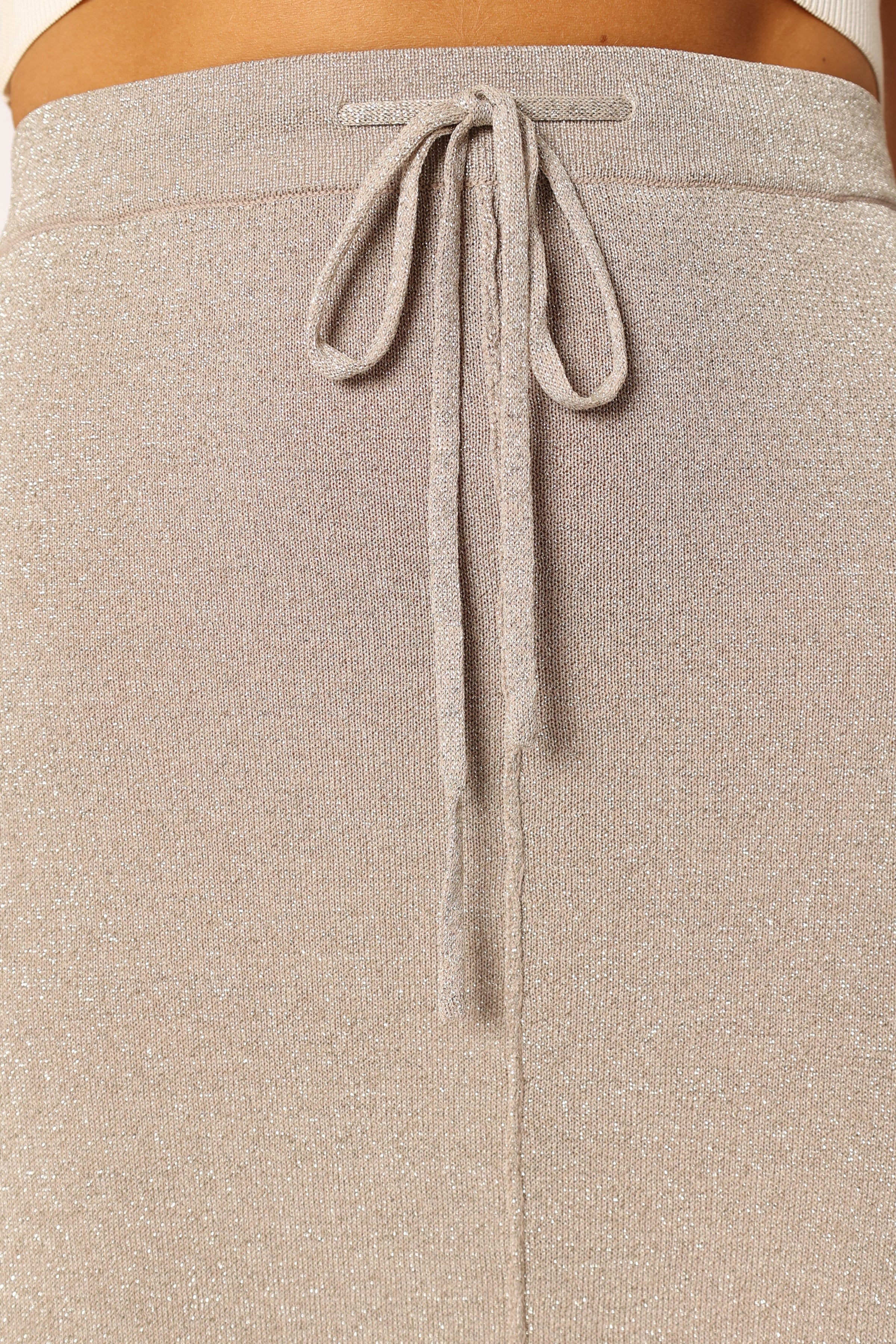 BOTTOMS @Lucille Maxi Skirt - Silver