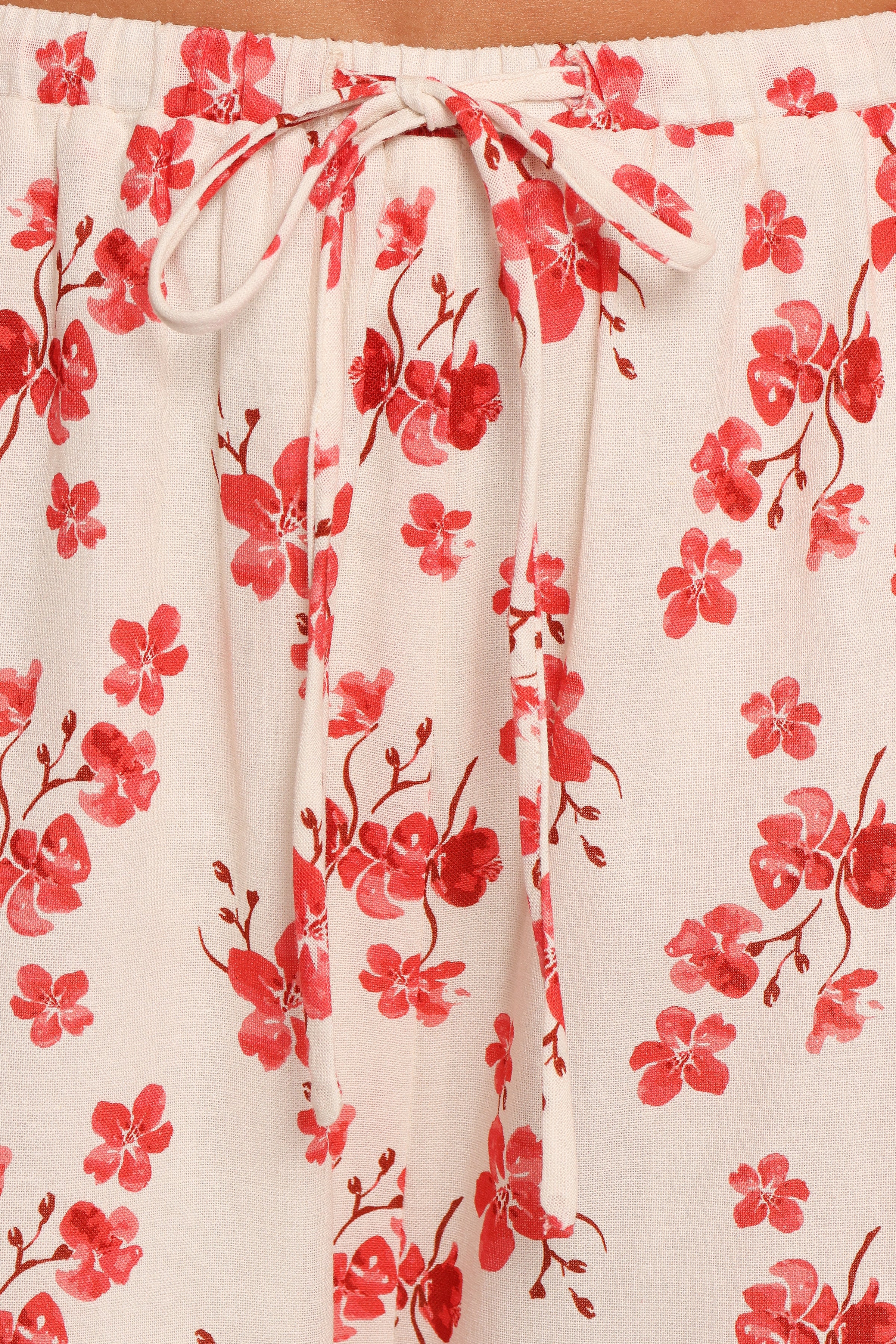BOTTOMS Lux Pants - Red Blossom