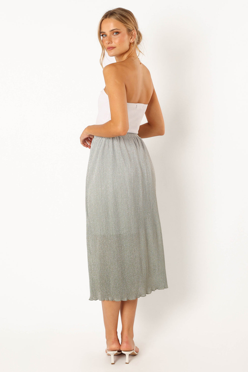 BOTTOMS @Margurita Gradient Midi Skirt - Aqua