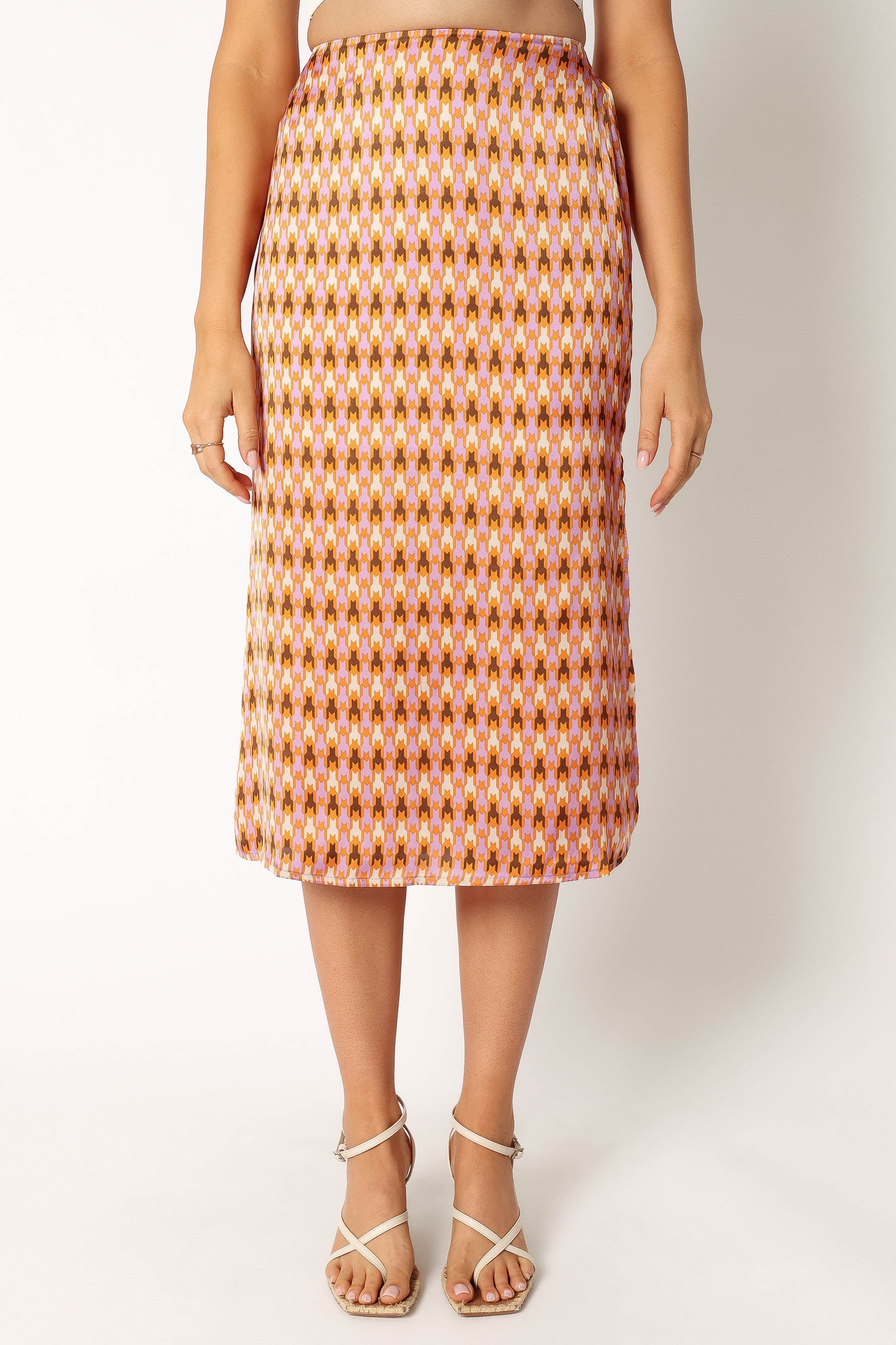 BOTTOMS @Marley Midi Skirt - Mocha