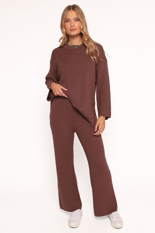 BOTTOMS Mckinley Knit Pant - Brown