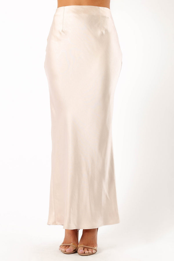 BOTTOMS Melrose Maxi Skirt - Champagne