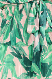BOTTOMS @Minelli Pleat Midi Skirt - Green