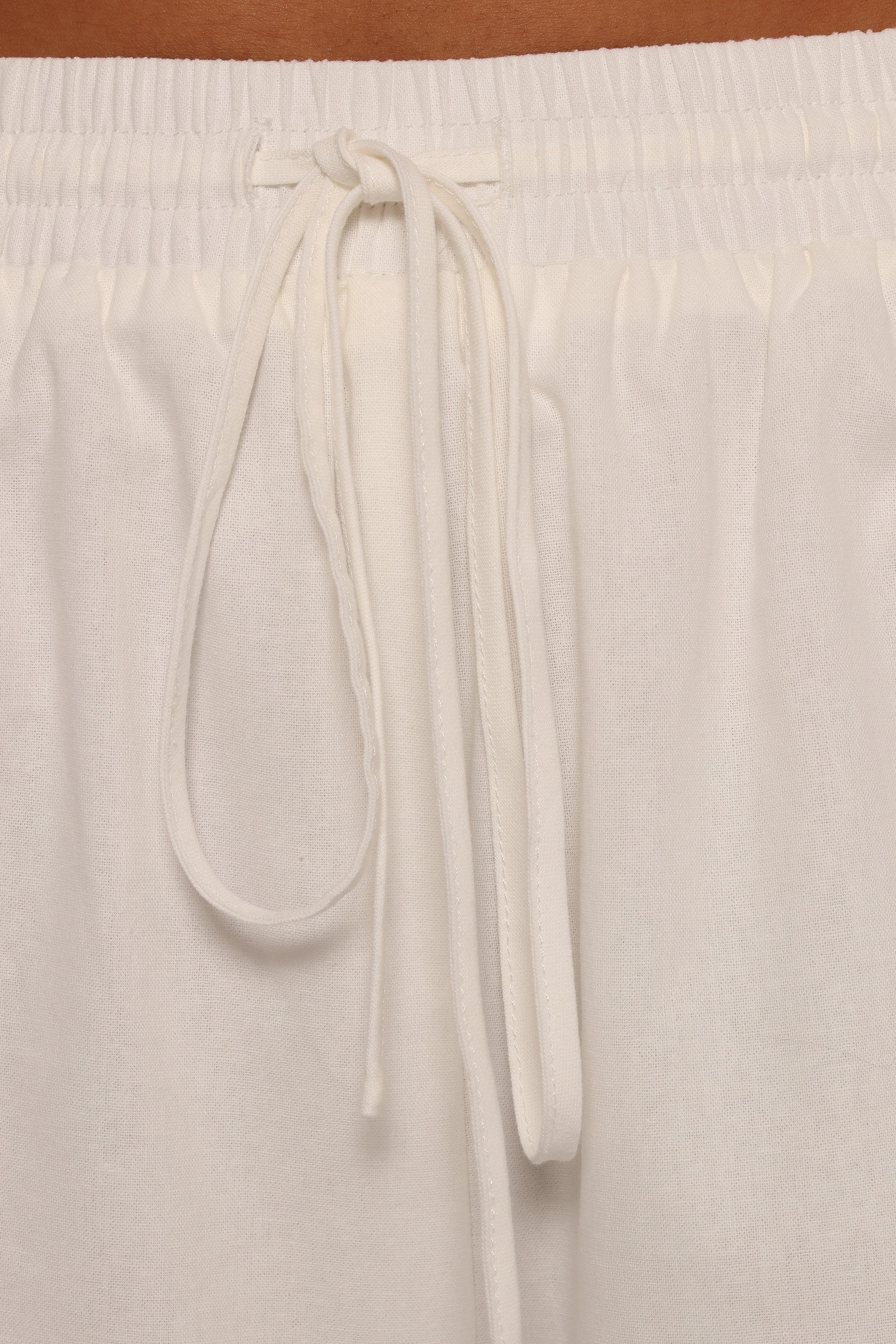 BOTTOMS Mollymook Pant - White Tan