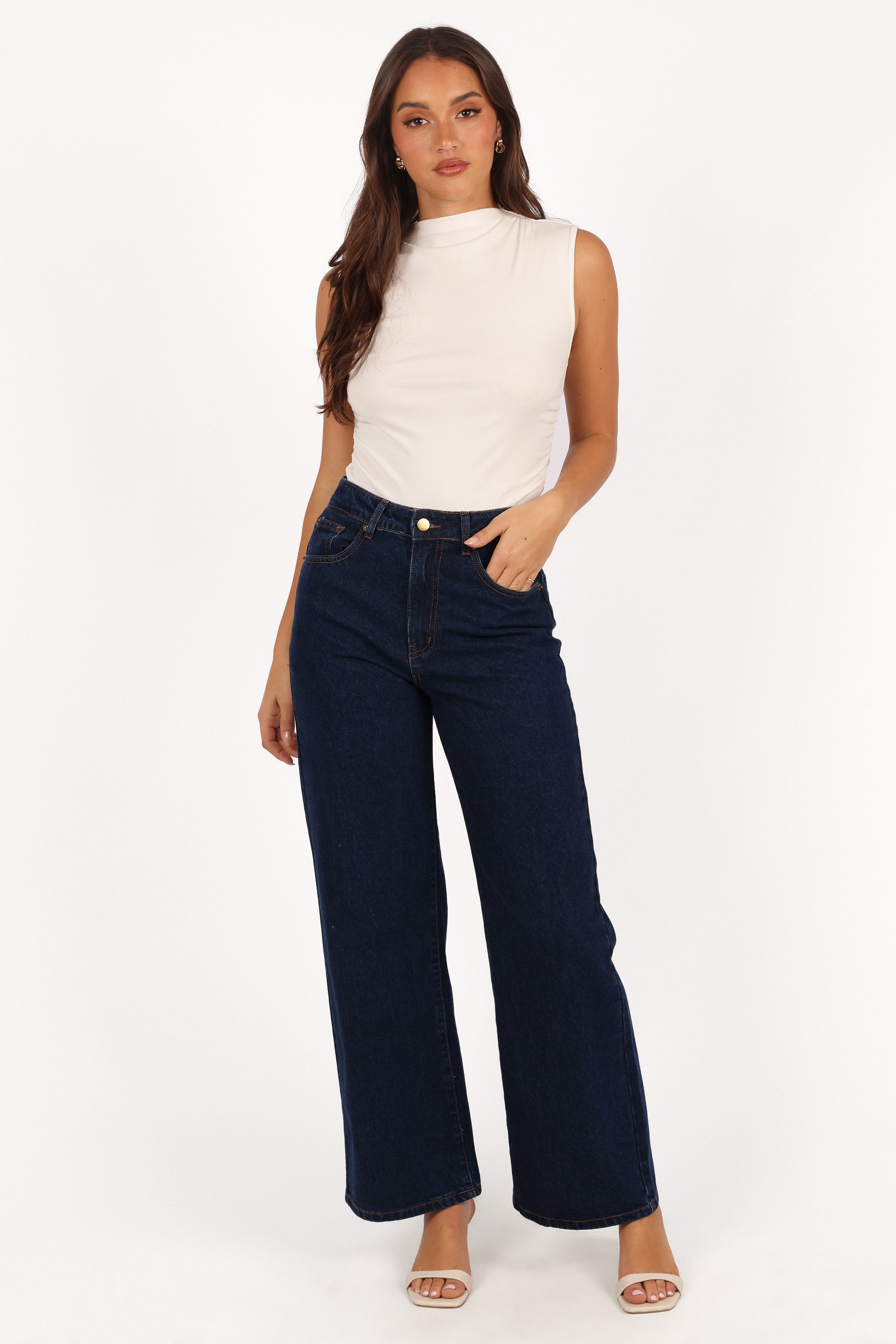 BOTTOMS Monaco Wide Leg Jean - Indigo