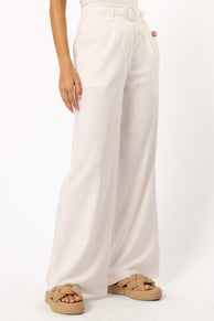 BOTTOMS @Mylia Pant - White (Hold for Euro Summer)