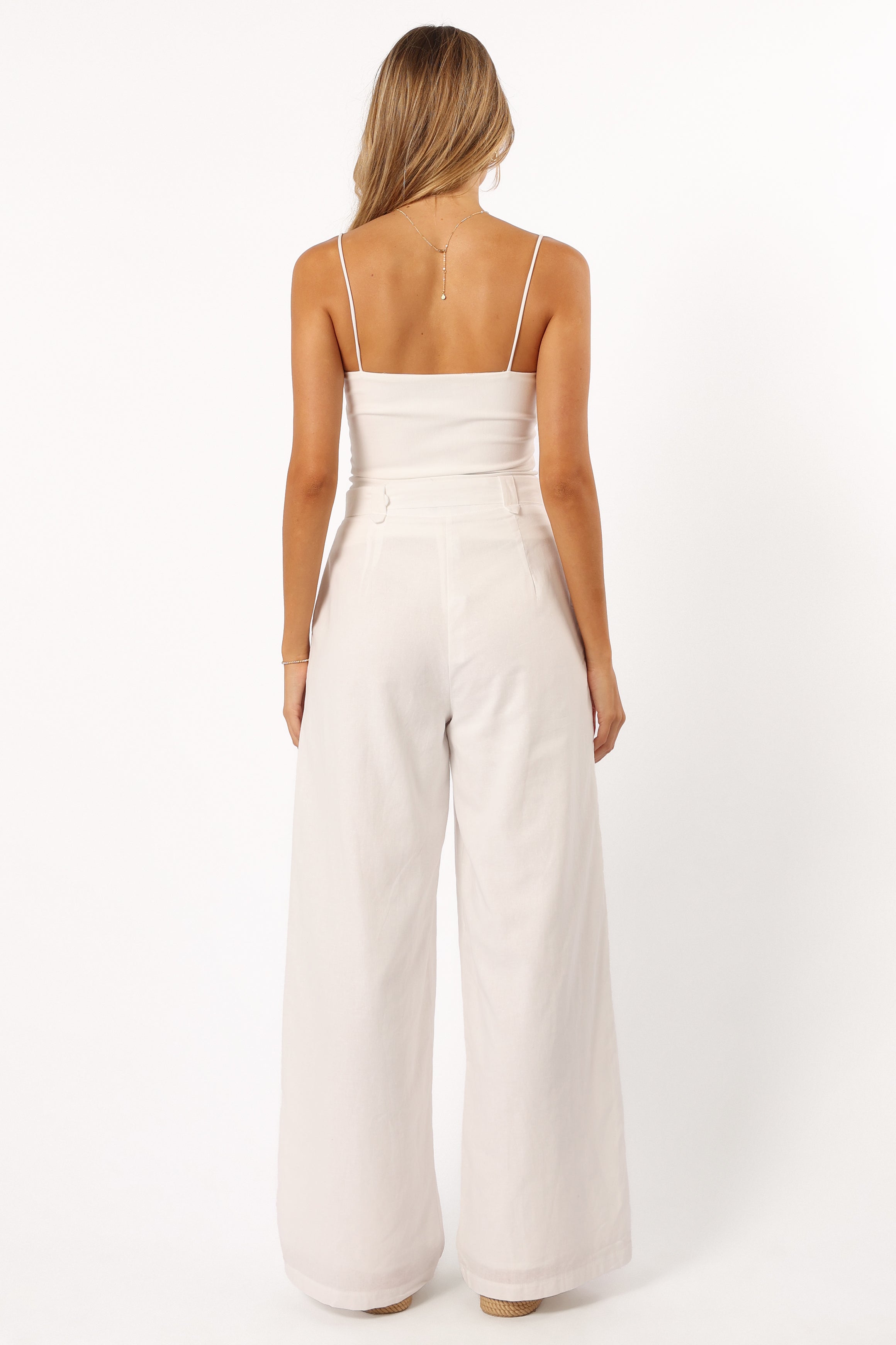 BOTTOMS @Mylia Pant - White (Hold for Euro Summer)