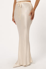 BOTTOMS @Negin Midi Skirt - Cream (Hold for Winter Essentials)