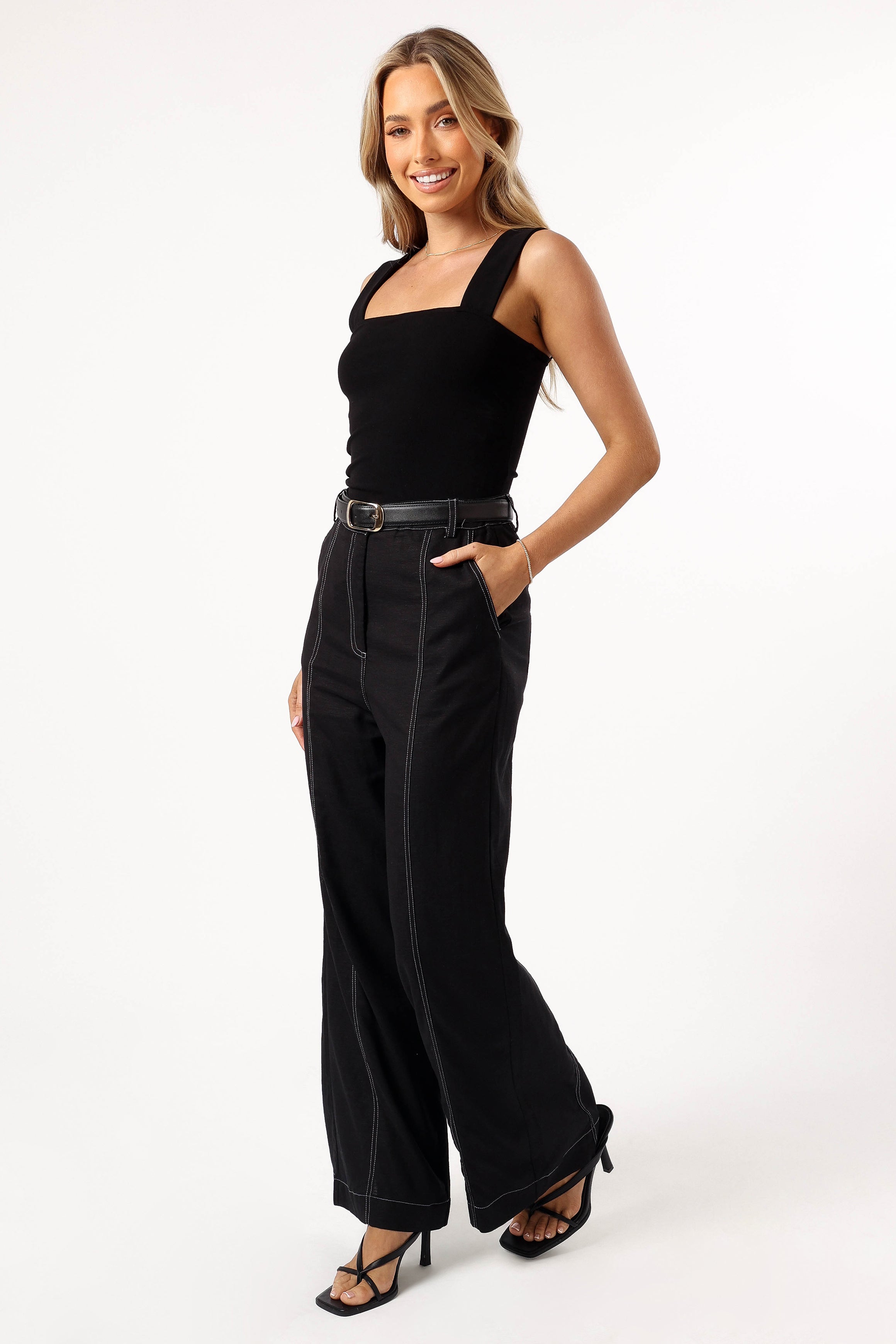 BOTTOMS @Nena Pant - Black