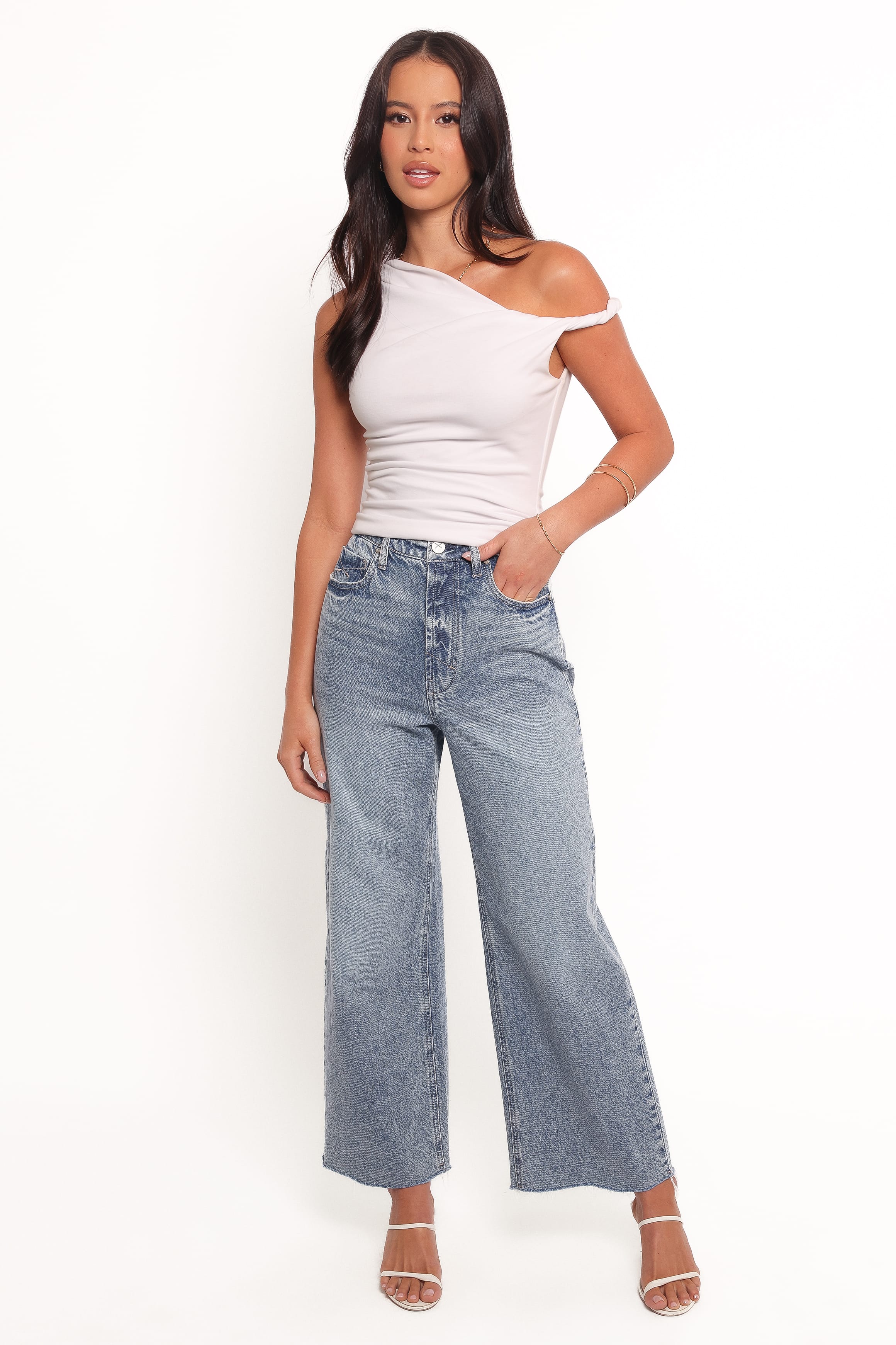 BOTTOMS Noemi High Rise Crop Leg Jeans - Imprint