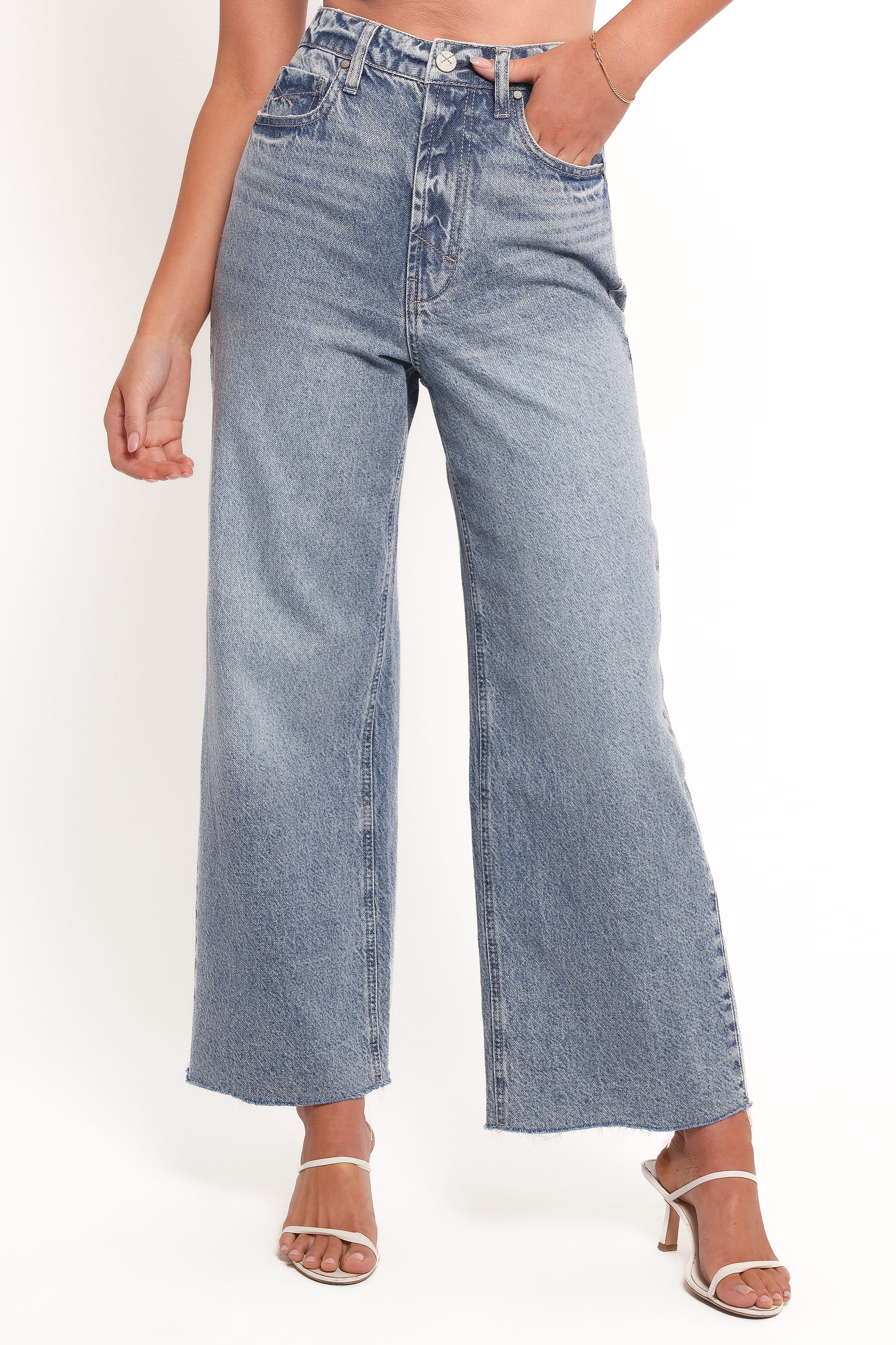 BOTTOMS Noemi High Rise Crop Leg Jeans - Imprint
