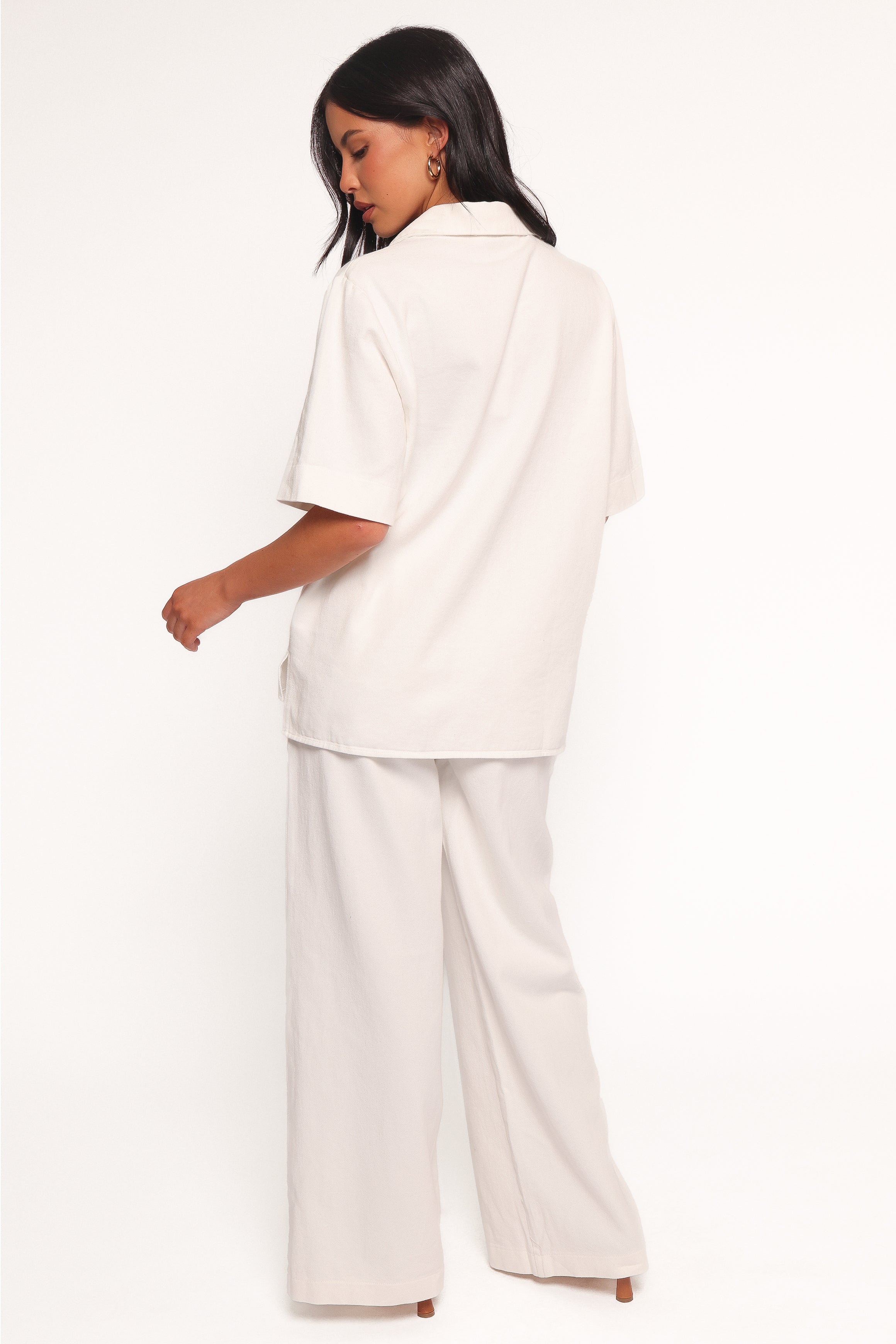 BOTTOMS Odelia Denim Pant - Off White