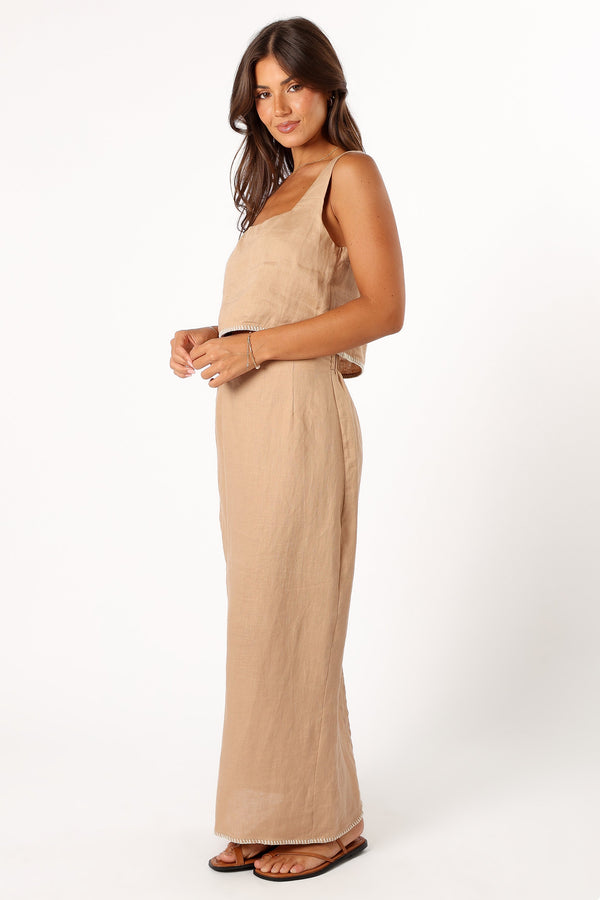 BOTTOMS @Odette Midi Skirt - Camel (Hold for Sundial)