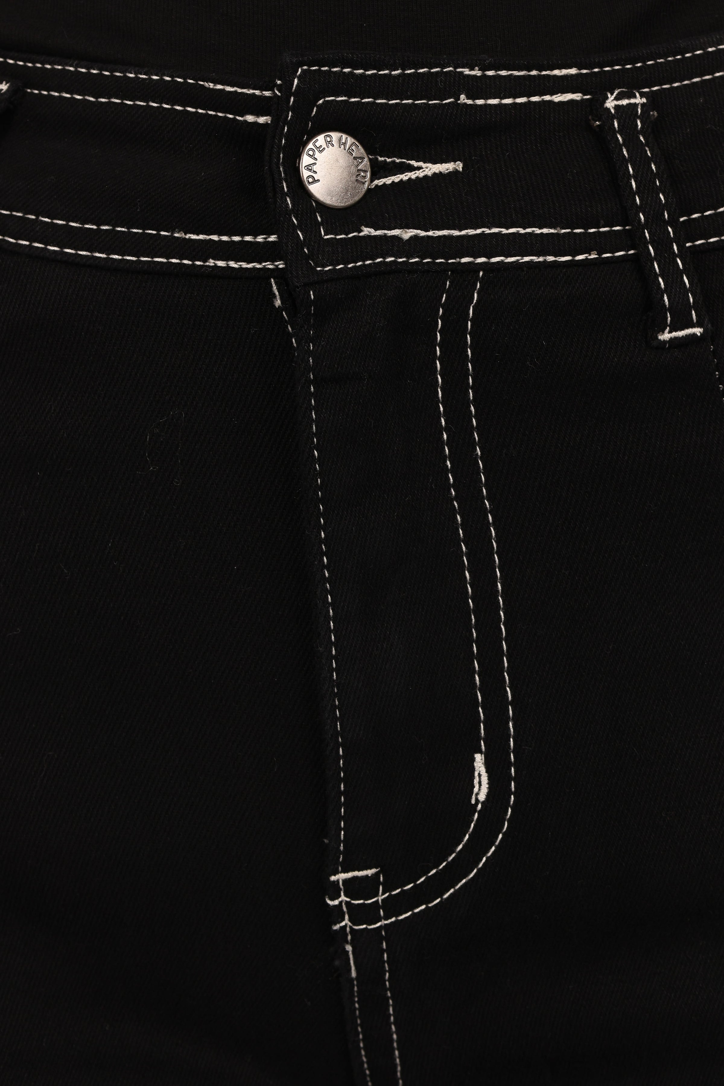 BOTTOMS Parson Wide Leg Pant - Black