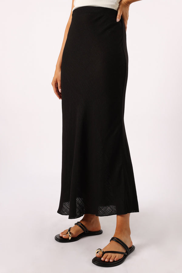 BOTTOMS @Pippy Midi Skirt - Black