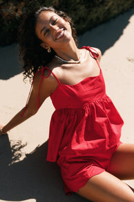 BOTTOMS @Ricci Shorts - Red