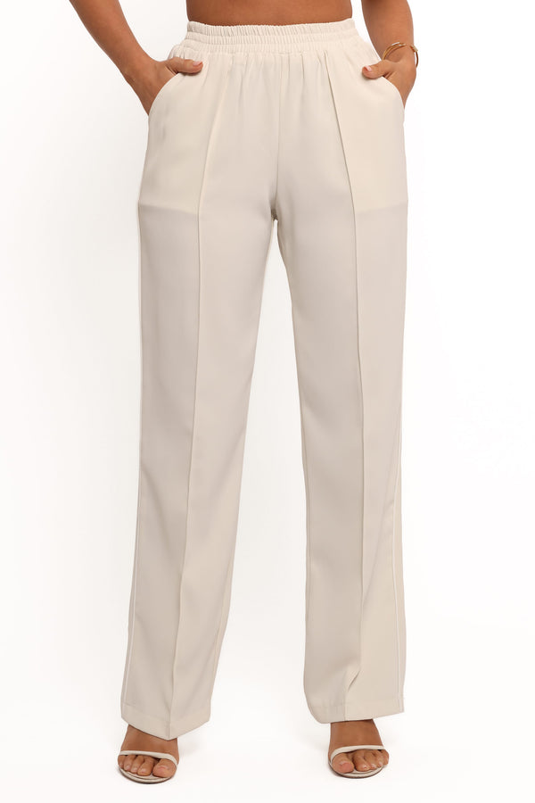 BOTTOMS Roben Pants - White Cream