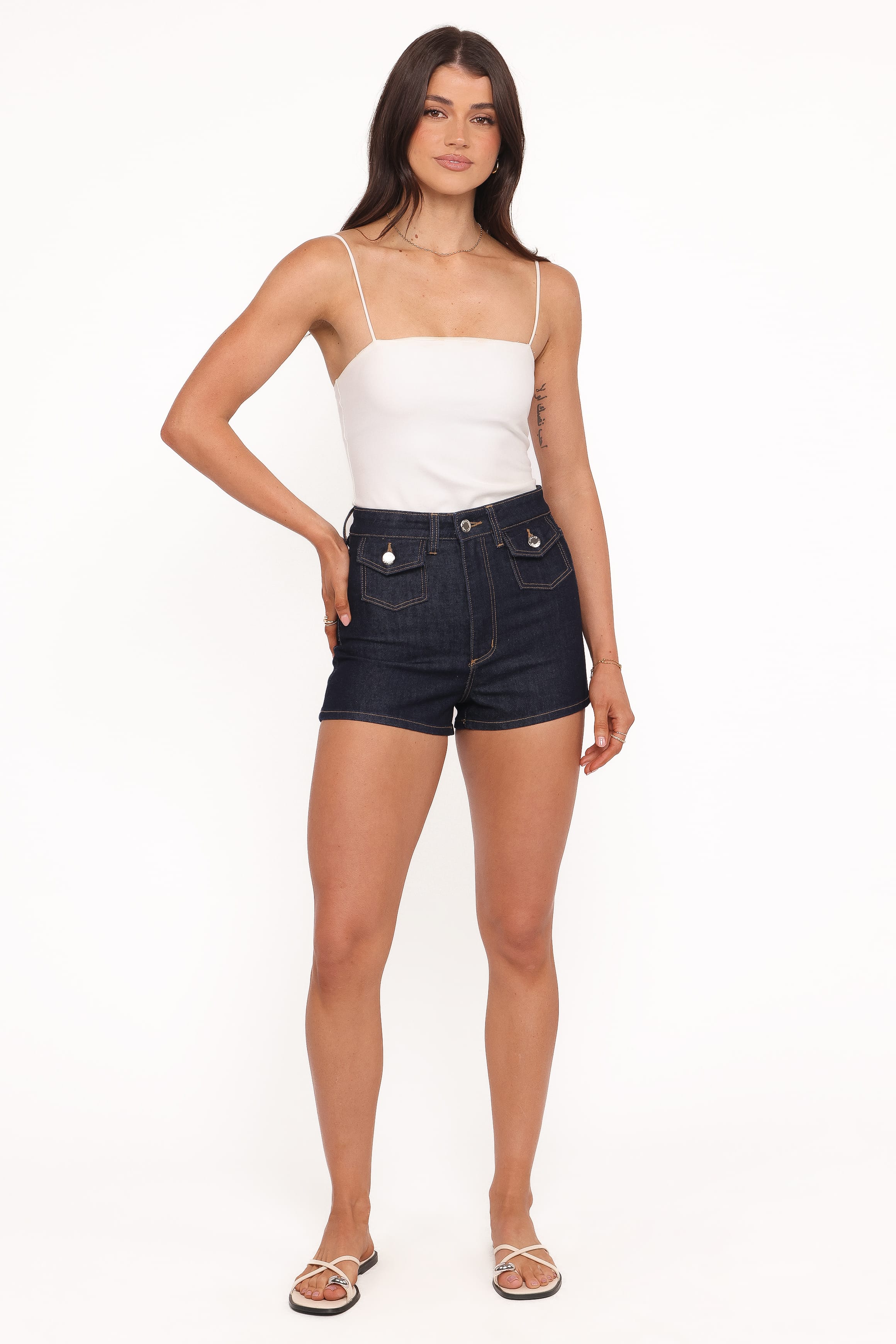BOTTOMS Rollas Dusters Short - Stella