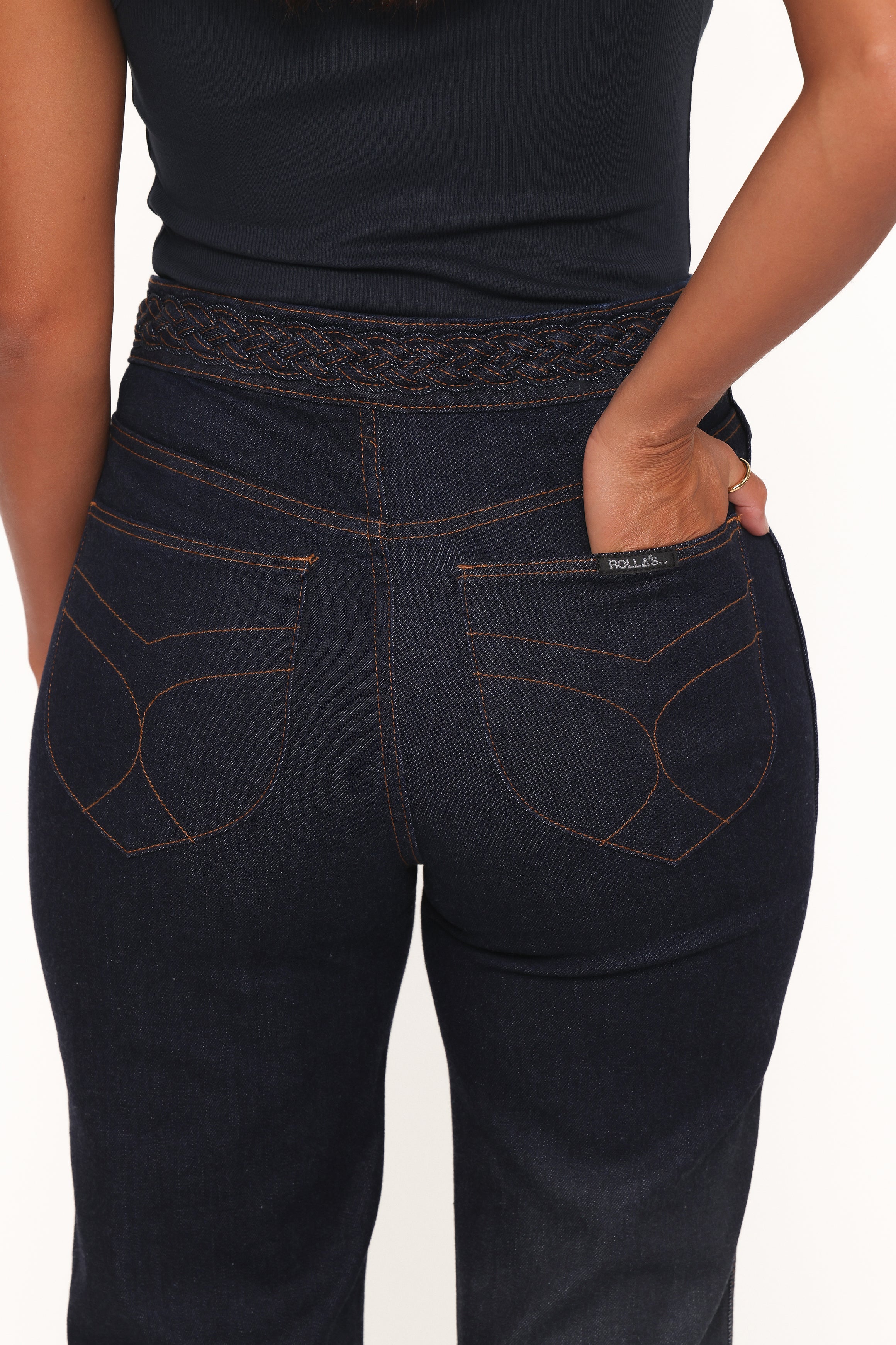 BOTTOMS Rollas East Coast Flare Jeans - Madame Braid