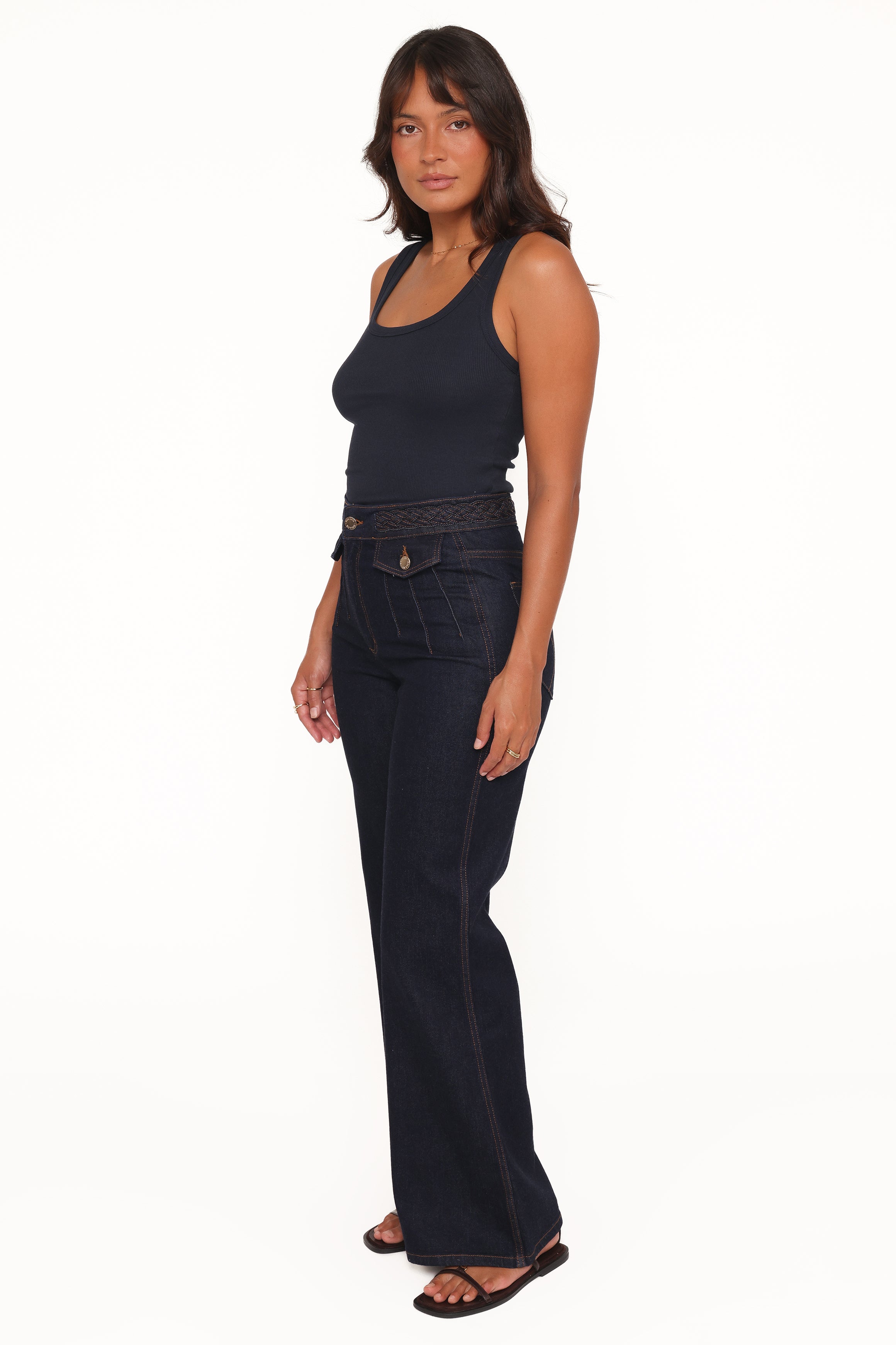 BOTTOMS Rollas East Coast Flare Jeans - Madame Braid