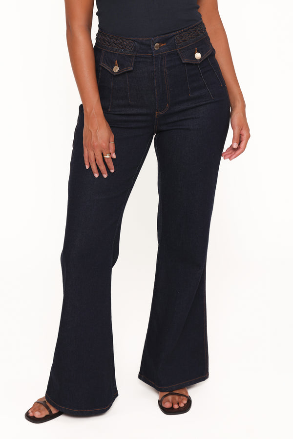 BOTTOMS Rollas East Coast Flare Jeans - Madame Braid
