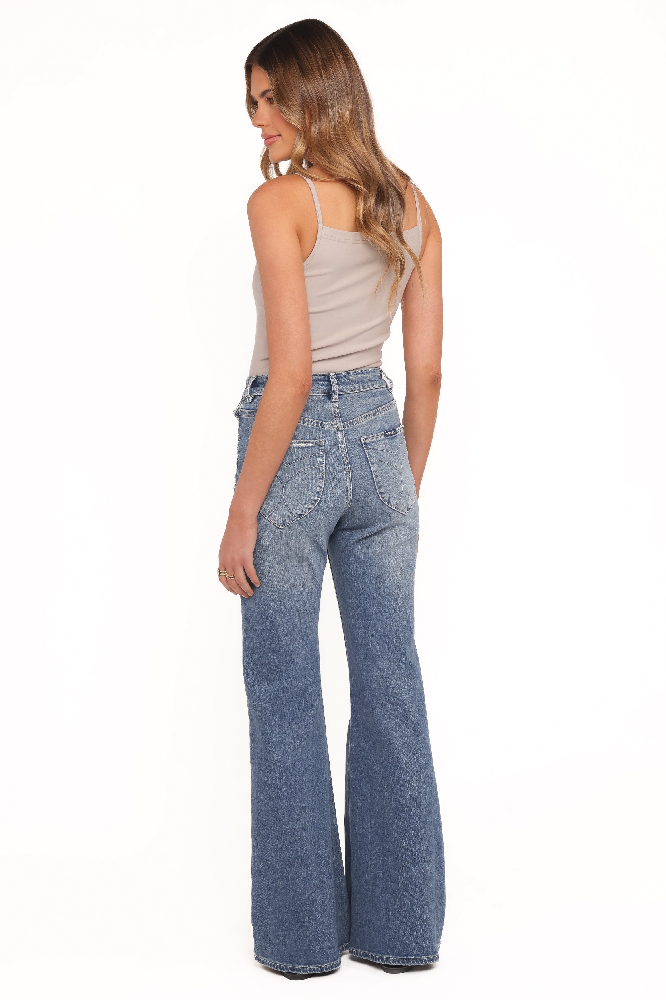 BOTTOMS Rollas Eastcoast Flare Jeans - Stella