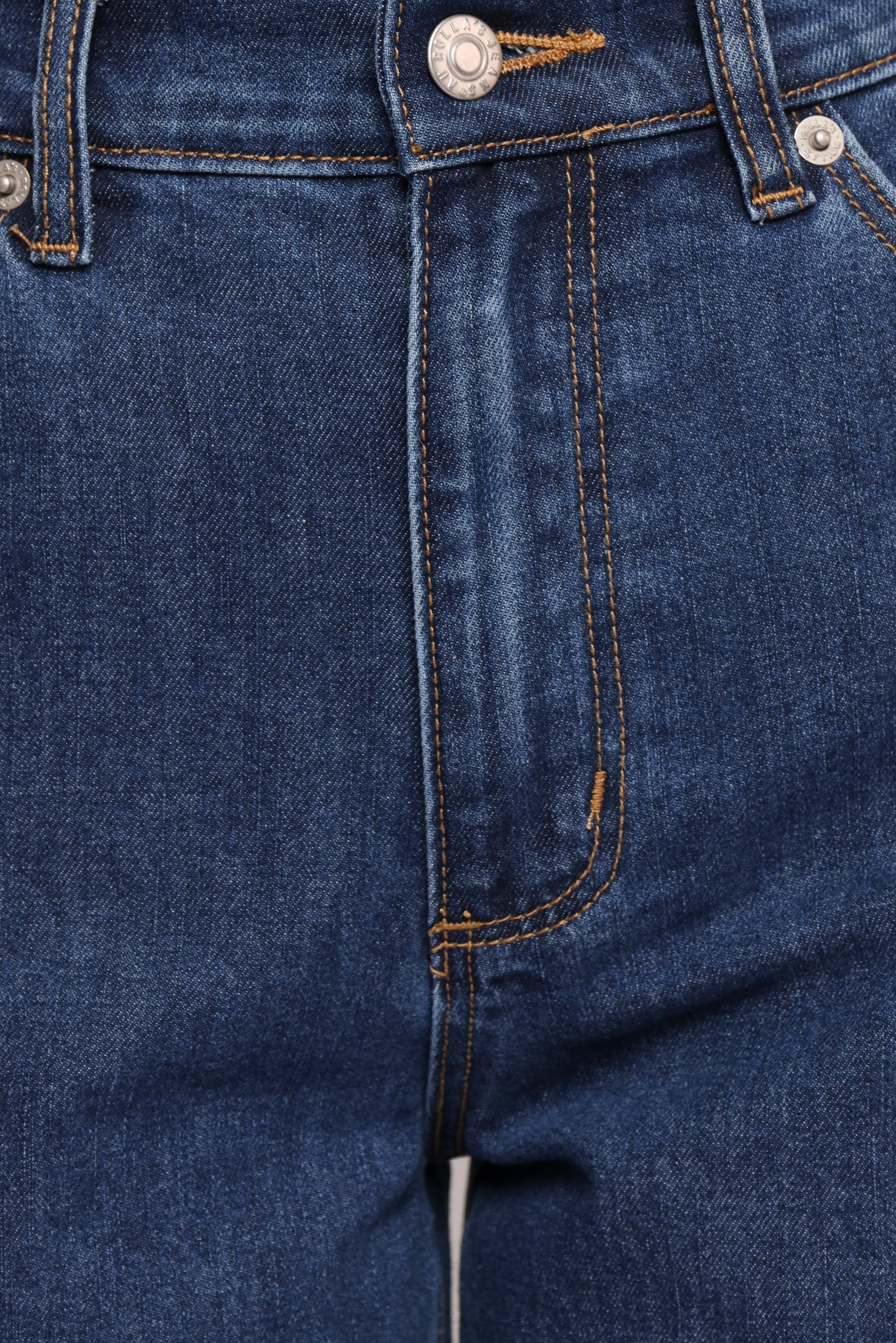 BOTTOMS Rollas Gigi Barrel Jeans - Forever Blue
