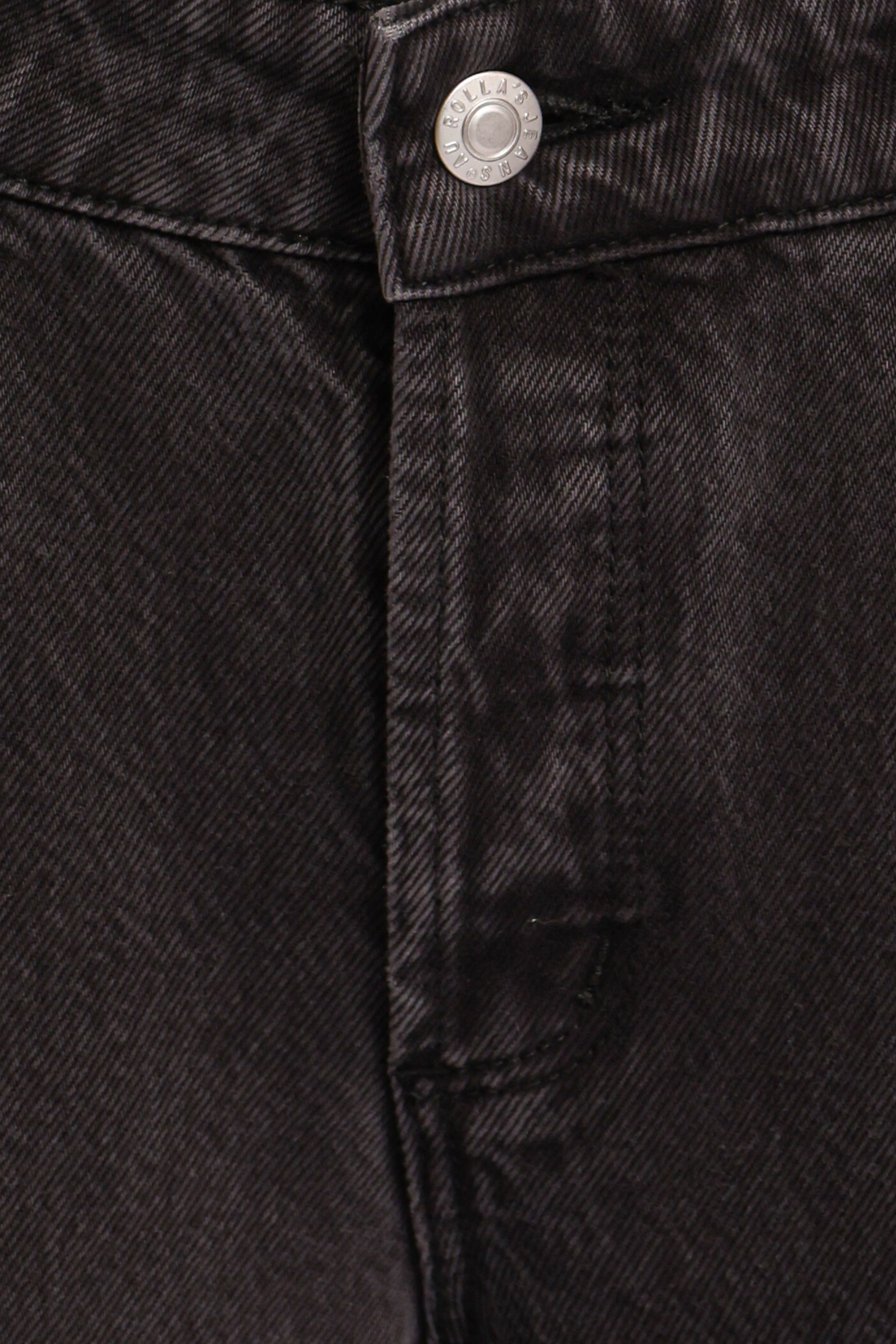 BOTTOMS Rollas Heidi Low Rise Jeans - Stone Black