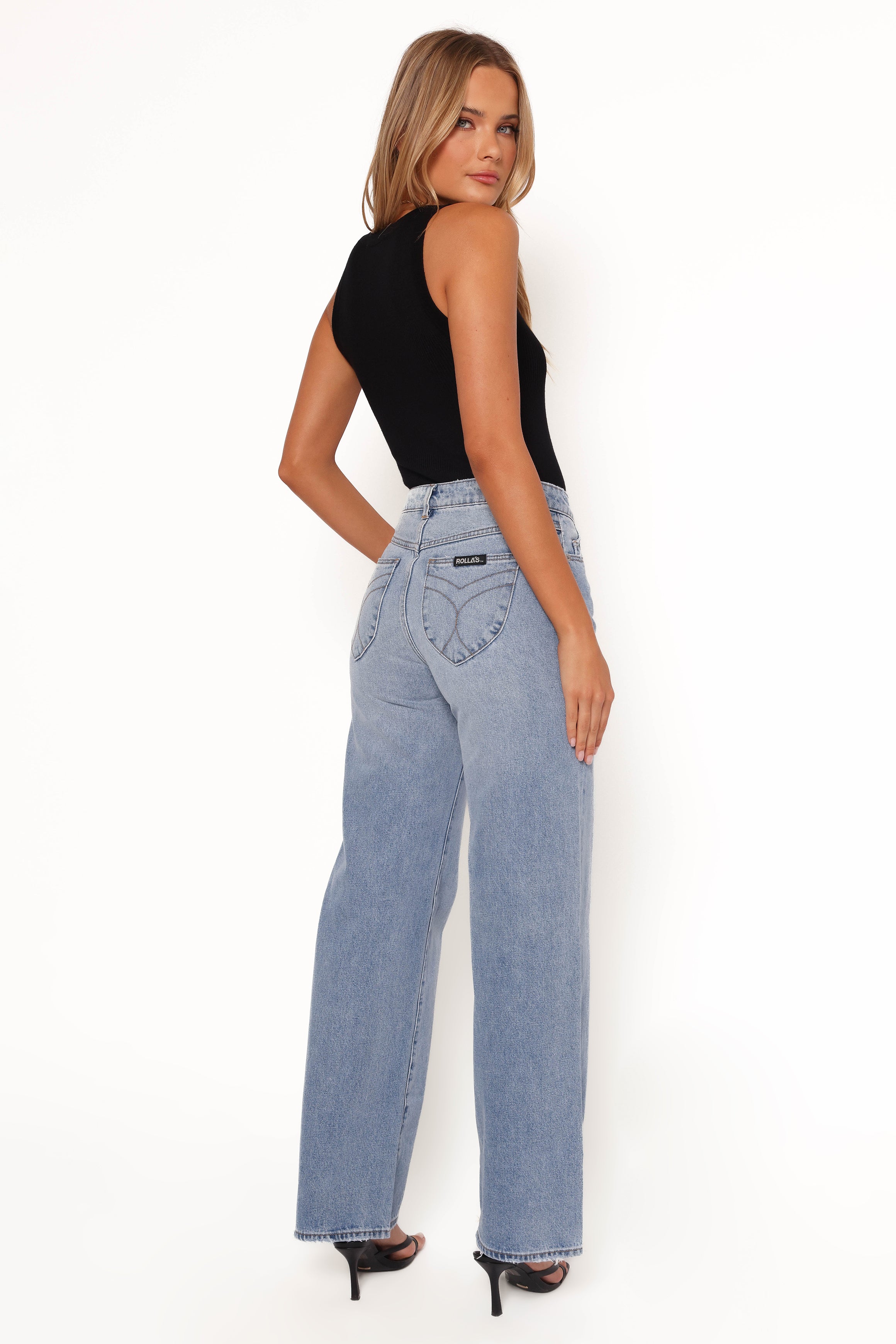 BOTTOMS Rollas Kate Baggy - 90s Blue