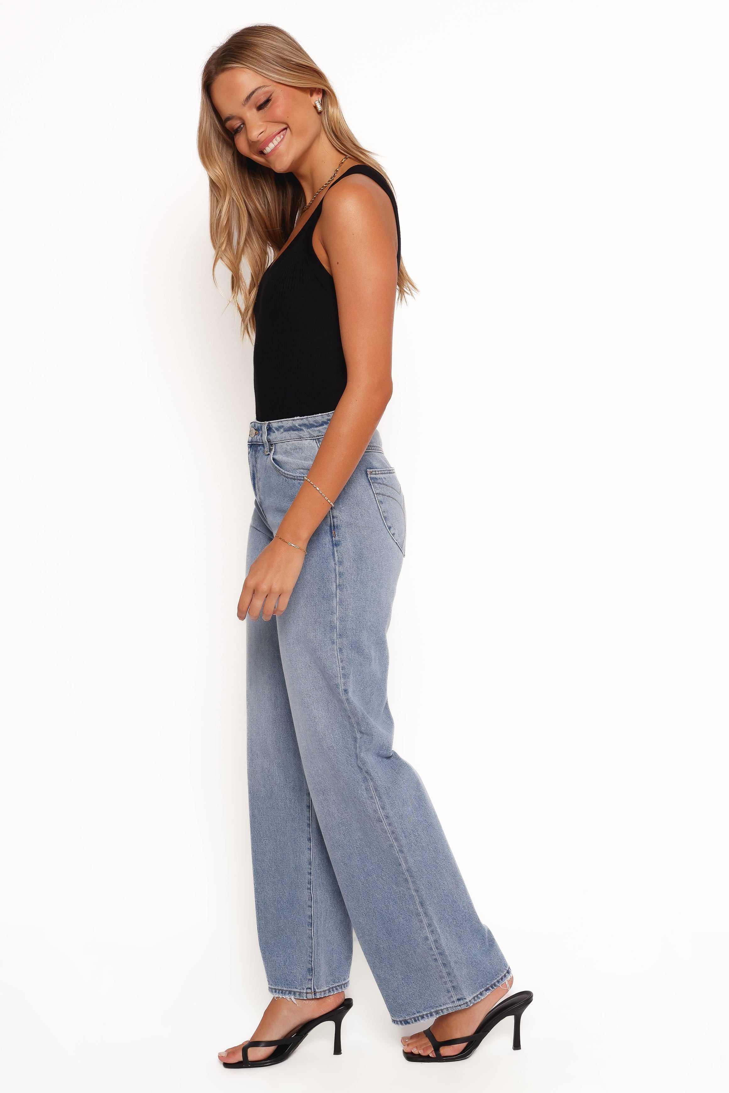 BOTTOMS Rollas Kate Baggy - 90s Blue