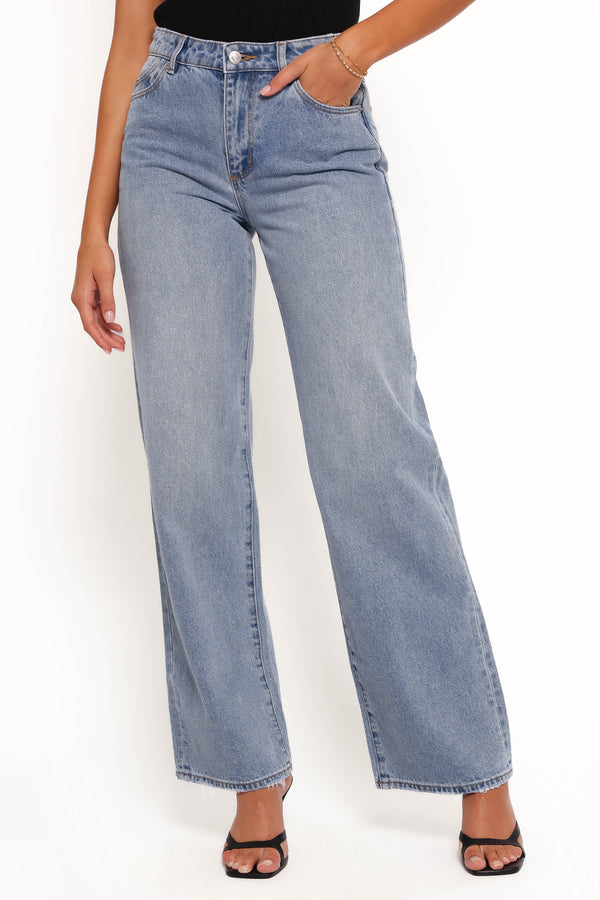 BOTTOMS Rollas Kate Baggy - 90s Blue