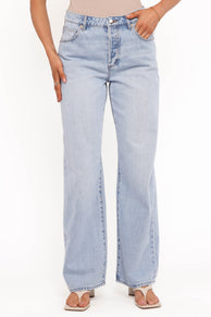 BOTTOMS Rollas Kate Baggy - Breezy Blue