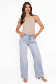 BOTTOMS Rollas Kate Baggy - Breezy Blue