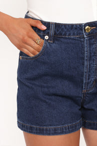 BOTTOMS Rollas Mirage Shorts - Pacific Blue