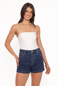 BOTTOMS Rollas Mirage Shorts - Pacific Blue