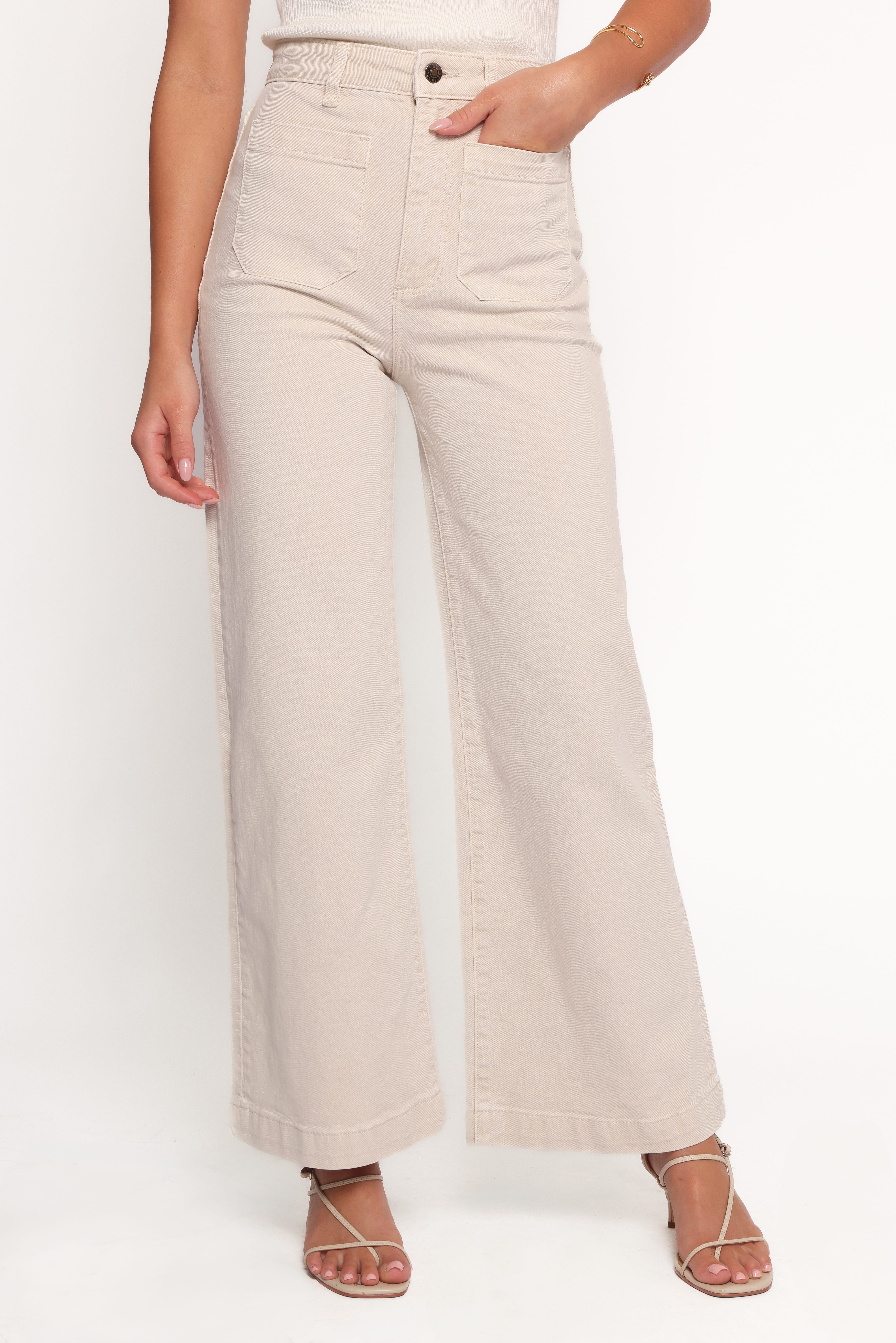 BOTTOMS Rollas Sailor Comfort Jeans - Off White