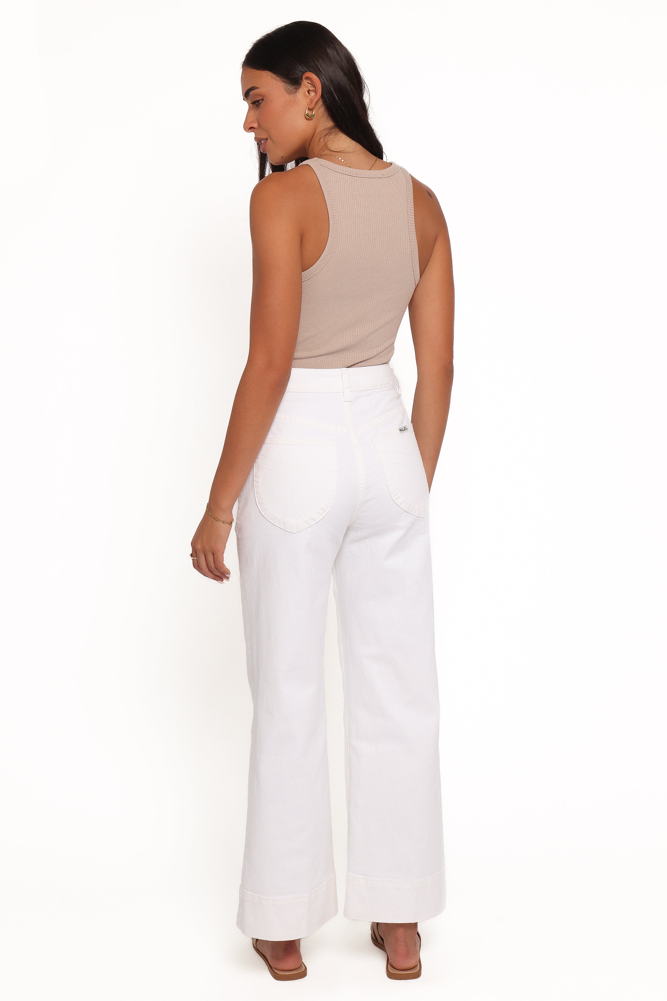 BOTTOMS Rollas Sailor Jeans - White Gold