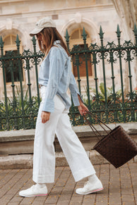 BOTTOMS Rollas Sailor Jeans - White Gold