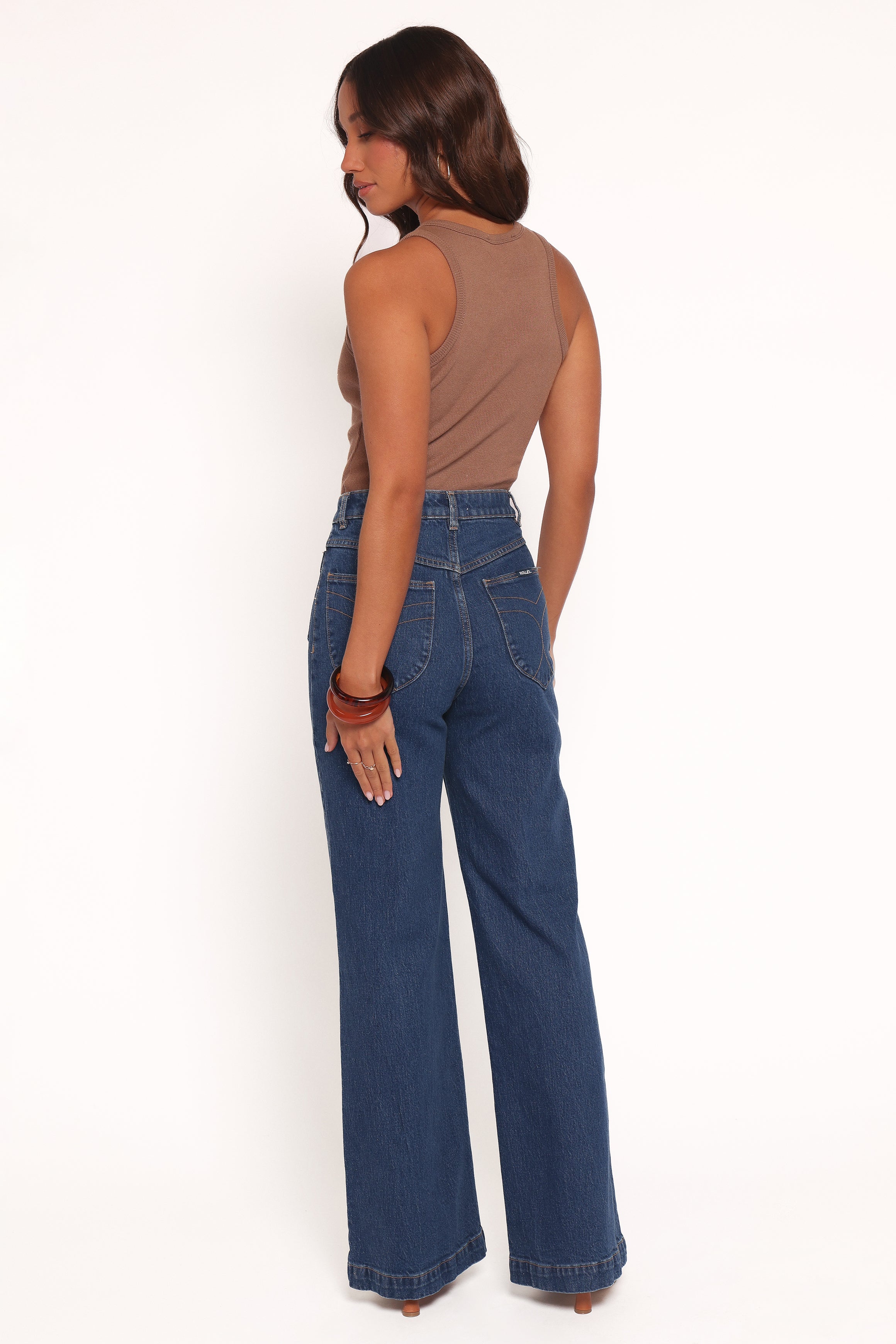 BOTTOMS Rollas Sailor Long Jeans - Eco Ruby Blue