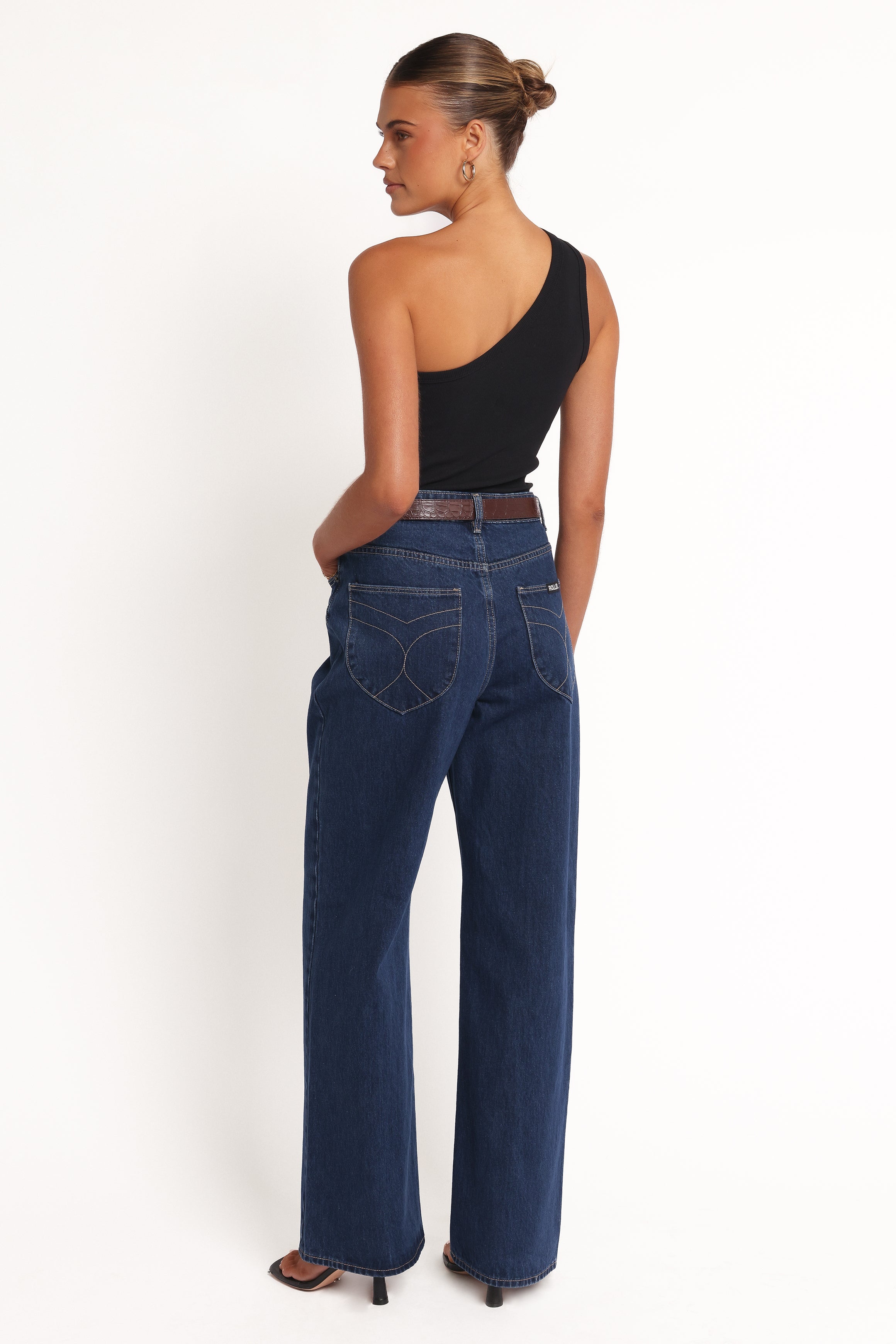BOTTOMS Rollas Stevie Relaxed Jeans - Deep Blue