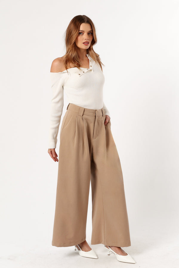 BOTTOMS @Sadella Pant - Sand (Hold for Winter Essentials)