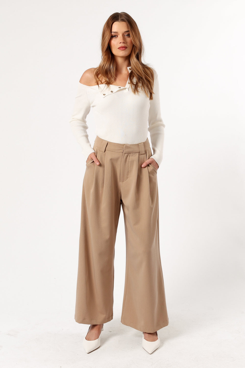 BOTTOMS @Sadella Pant - Sand (Hold for Winter Essentials)