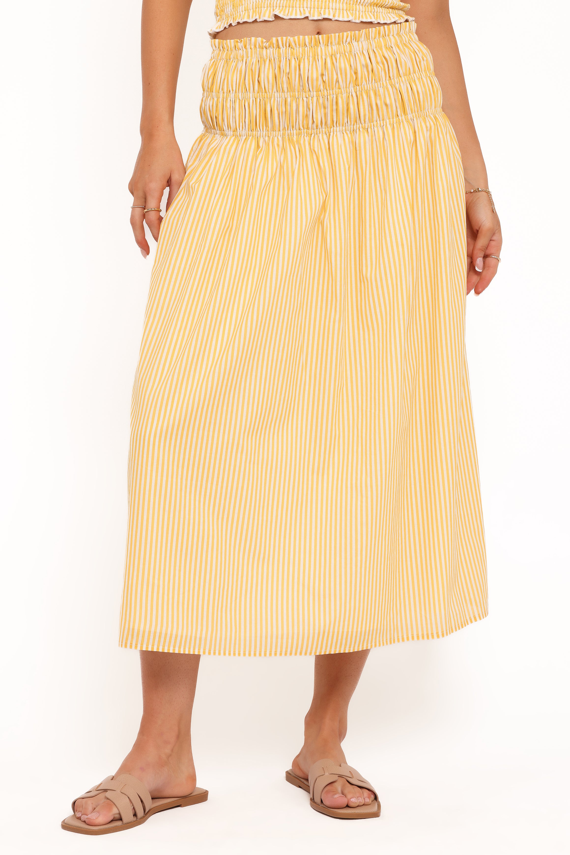 BOTTOMS Salome Maxi Skirt - Mango Stripe