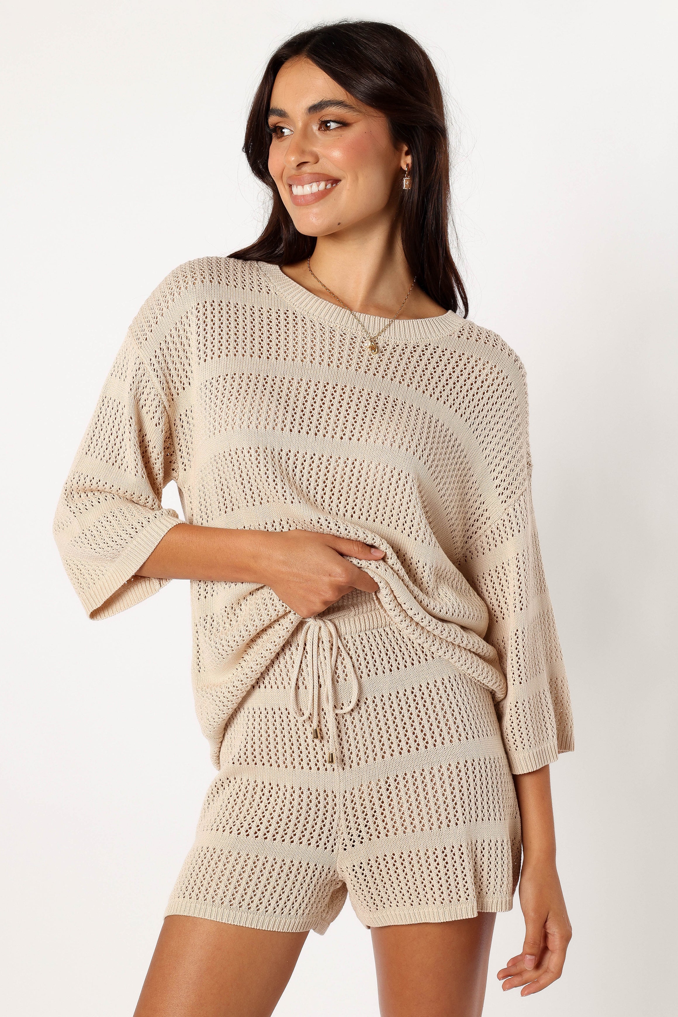 BOTTOMS @Samia Short - Sand